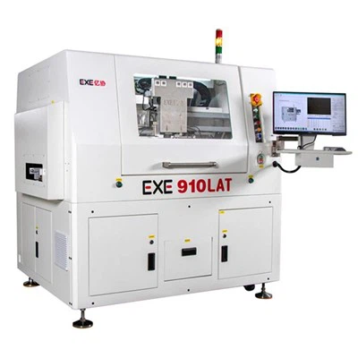 Máquina de corte de eixo duplo PCB em linha